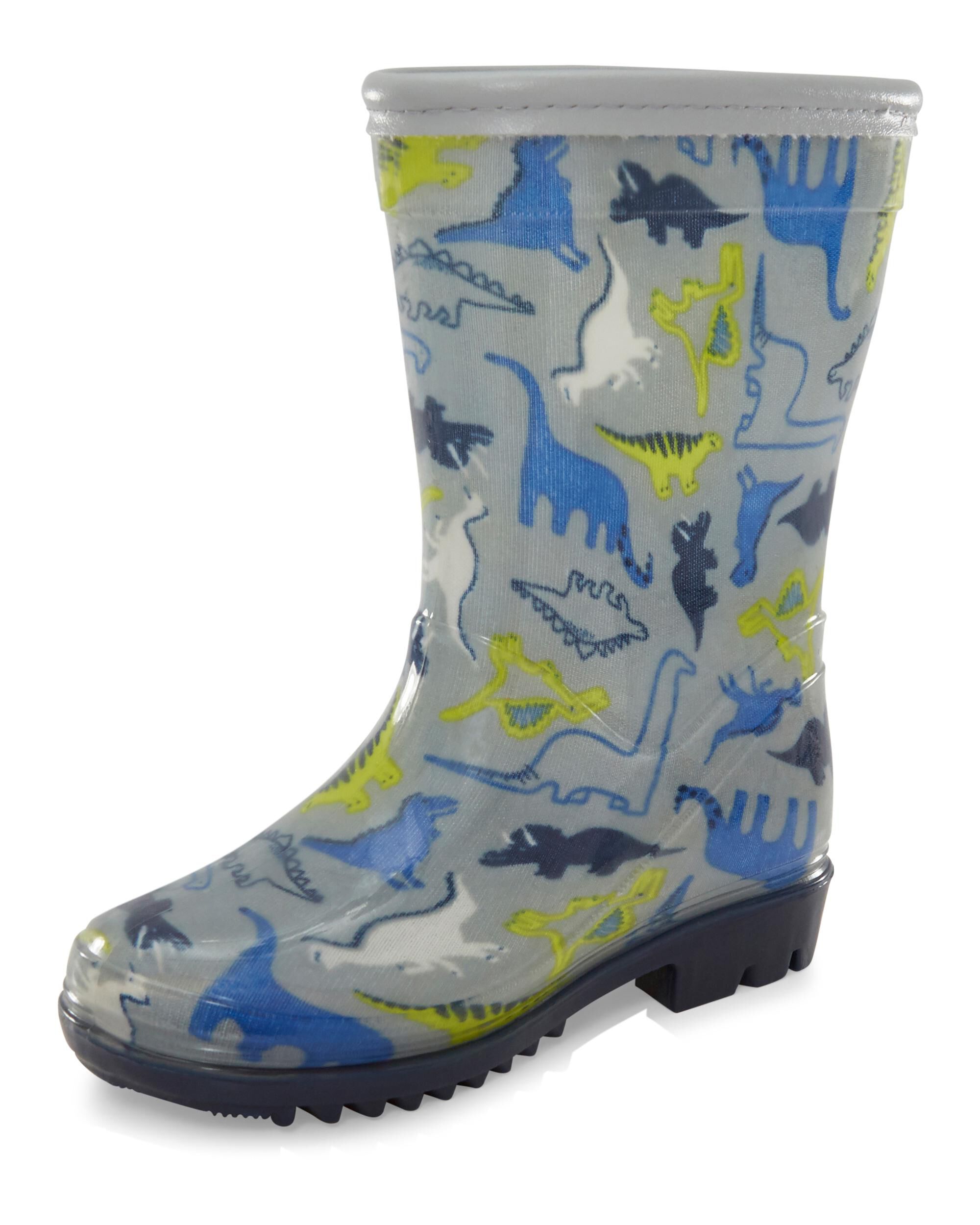 carters dinosaur rain boots