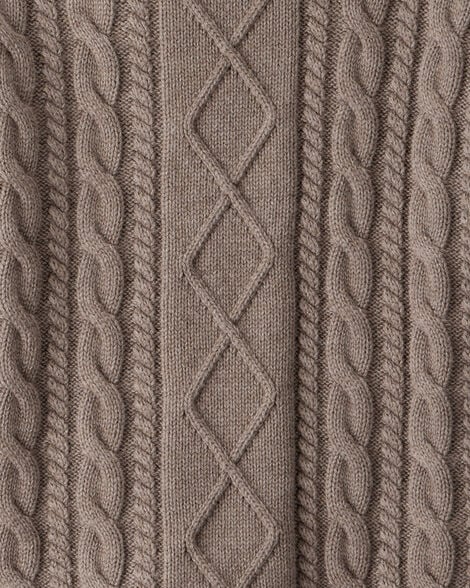 Kid Organic Cotton Evergreen Fair Isle Sweater 