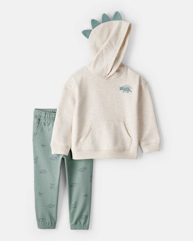 Product image 1 of Toddler Boy DayDream Fleece Dinosaur Print Long-Sleeve Tee & Pant Set
