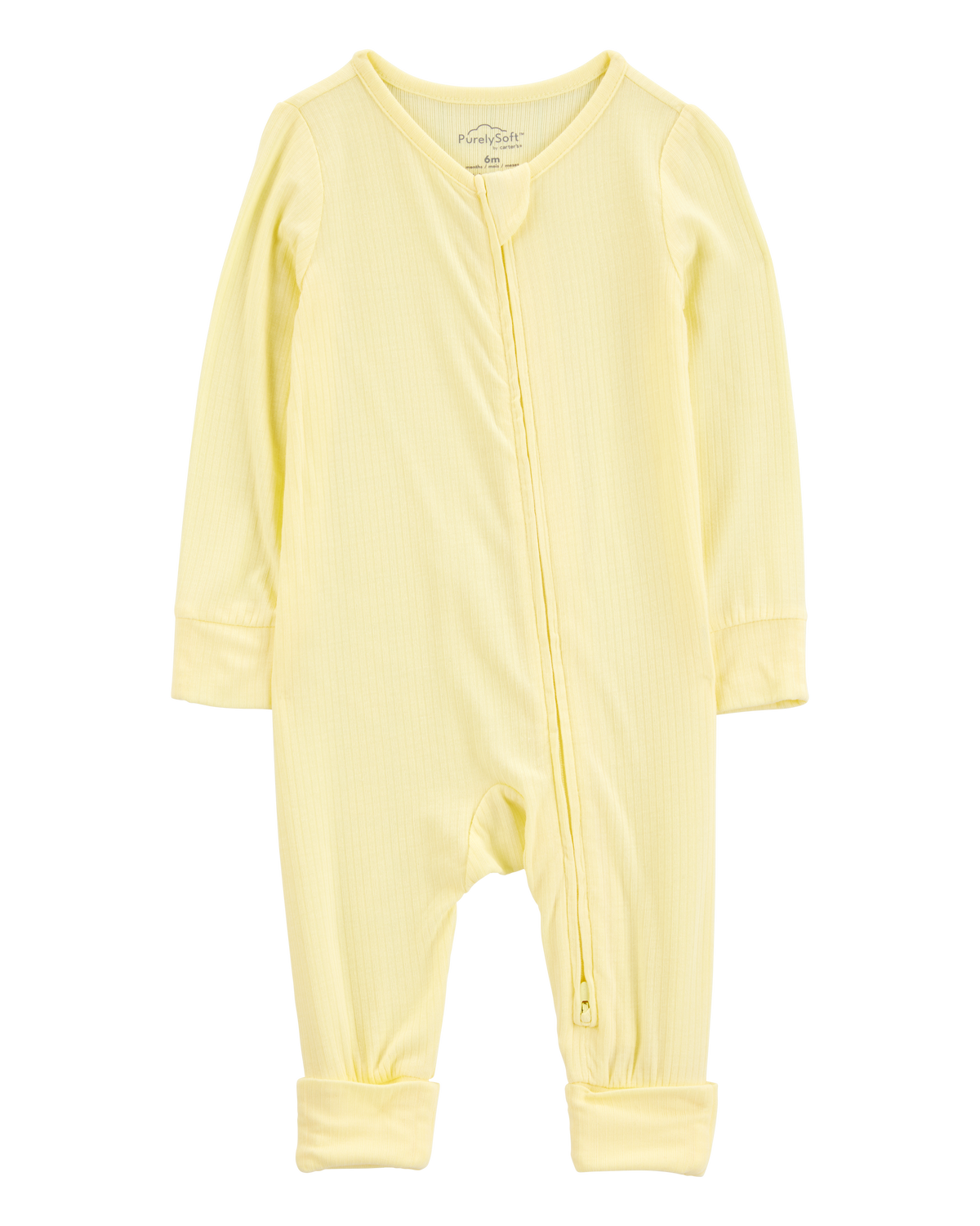 ソラBaby Baby Solid 2-Way Zip PurelySoft Convertible Foot Sleep