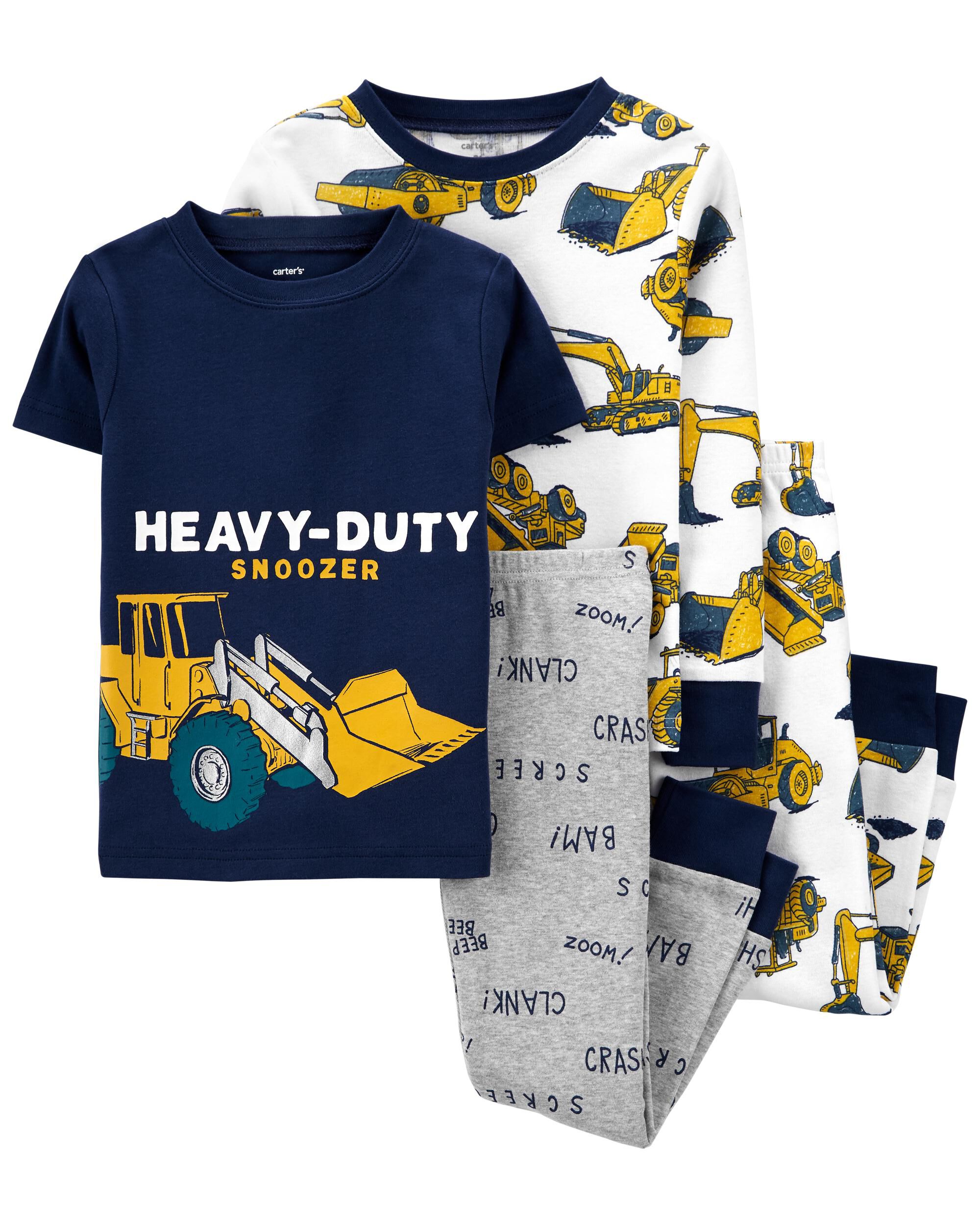 *CLEARANCE* 4-Piece 100% Snug Fit Cotton PJs