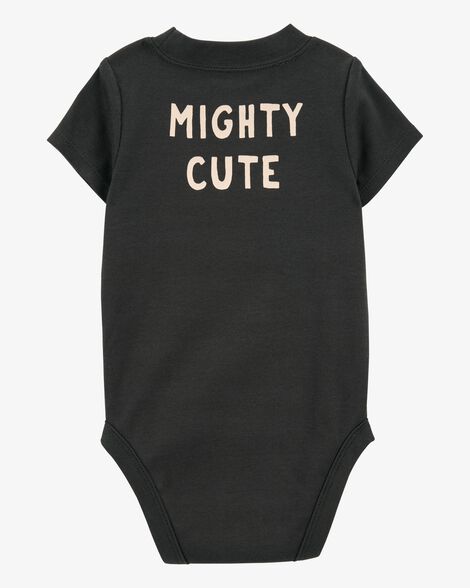  Product image 2 of Baby 2-Piece Dinosaur Bodysuit Pant Set - Black/Taupe