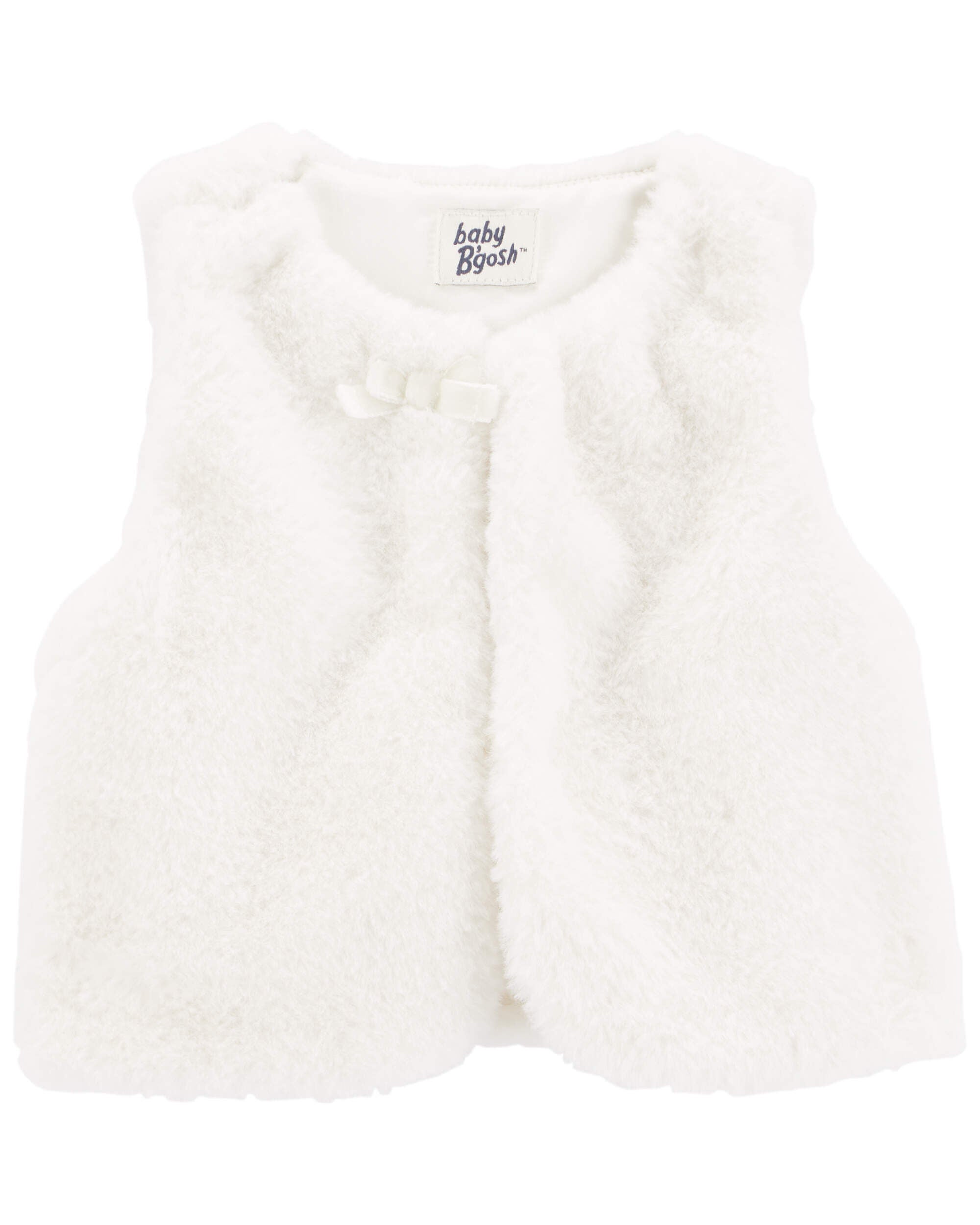 Baby fur vest target top