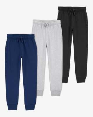 Product image 1 of Kid 3-Pack Pull-On Drawstring Joggers