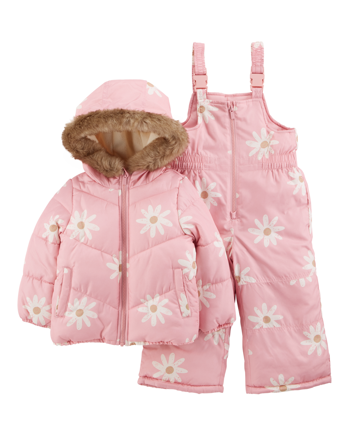 Toddler 2 Piece Daisy Snowsuit Set Carter s Carter s