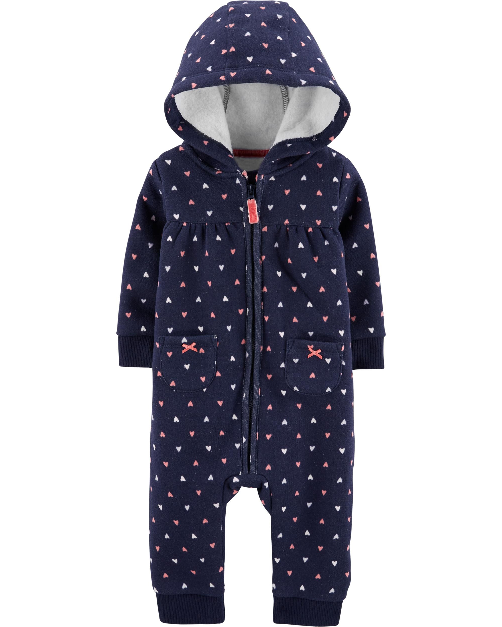 carters hooded pajamas
