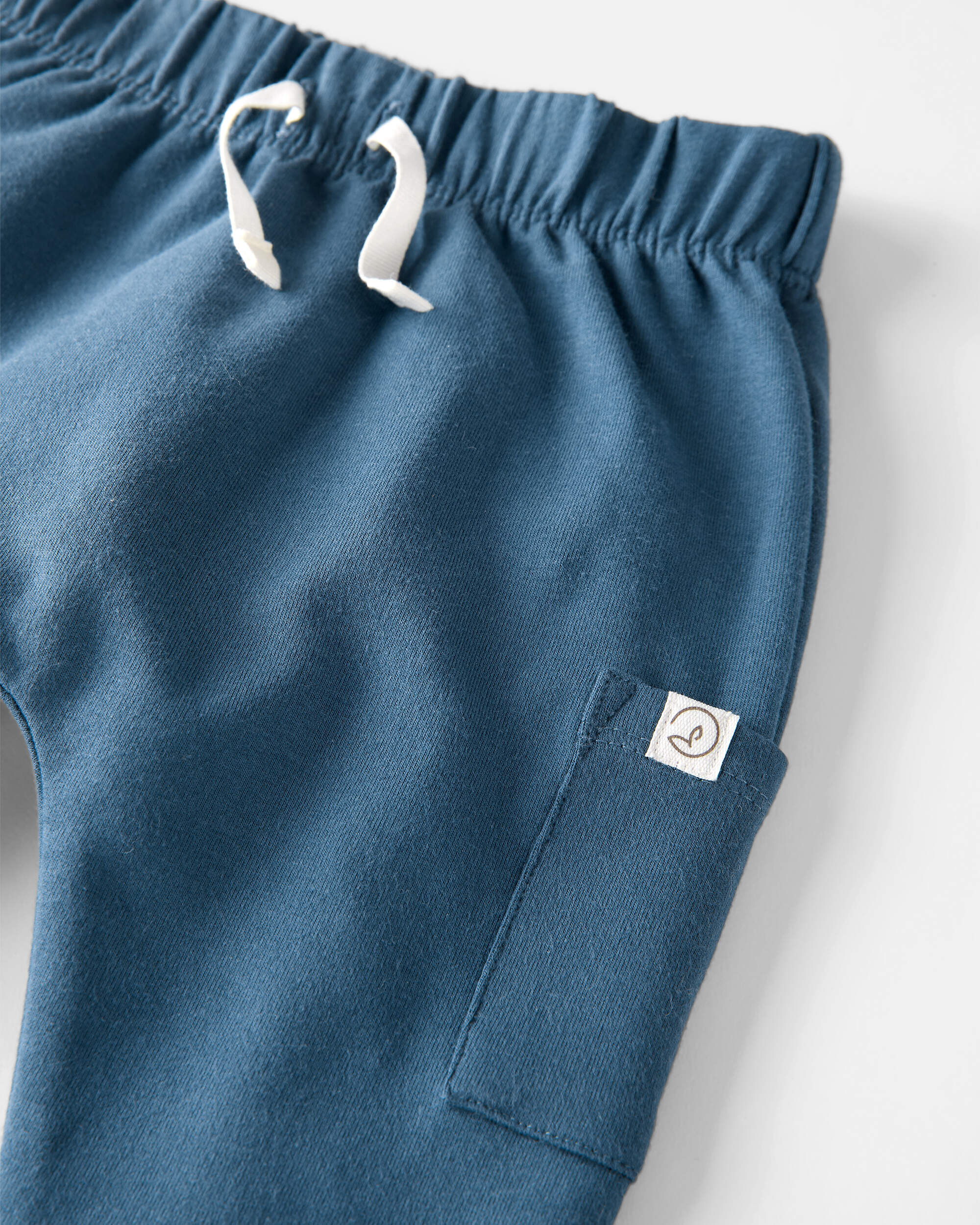 Baby 2-Pack Organic Cotton Pants Heather Grey & Deep Teal