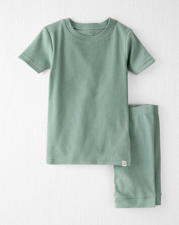 Toddler Organic Cotton Ribbed Pajamas Set