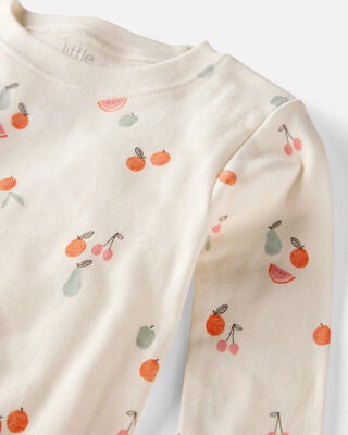 Product image 2 of Toddler Fruit Print Organic Cotton 2-Piece Pajamas