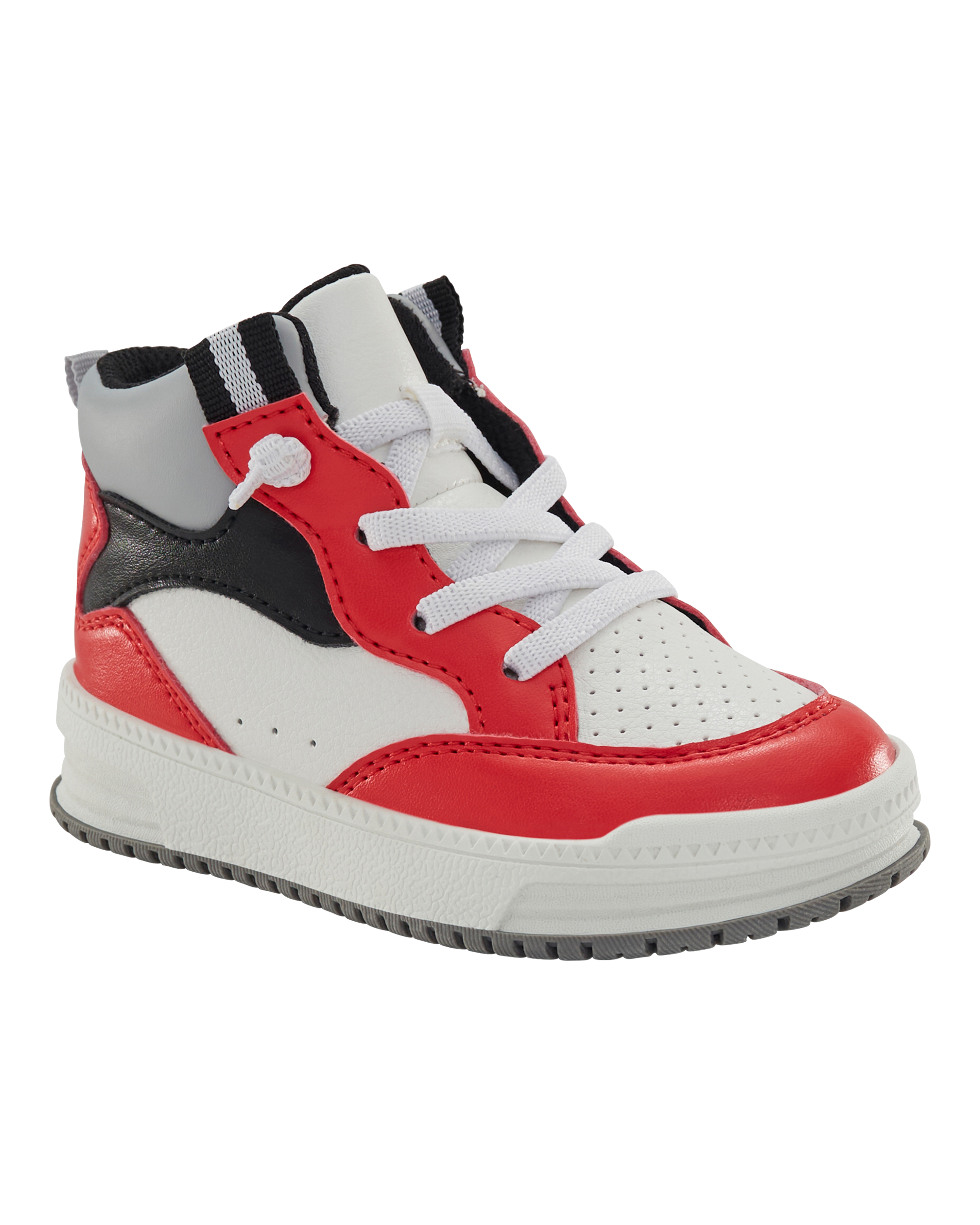 Toddler High-Top Sneakers - Red/White