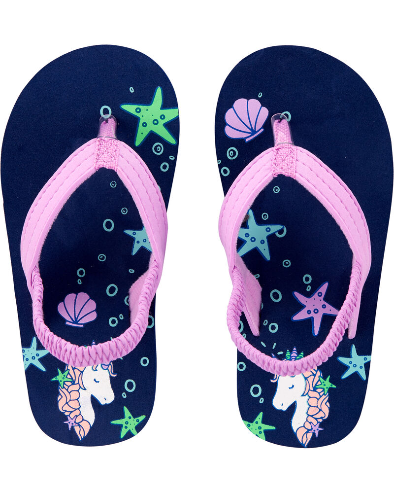 OshKosh Unicorn Flip Flops | carters.com