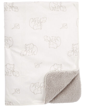 Baby Elephant Plush Blanket