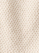 Cream - Toddler Girl Button-Up Sleeveless Vest - Cream, Selected