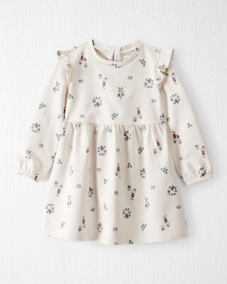 Toddler Girl Organic Cotton Flannel Dress