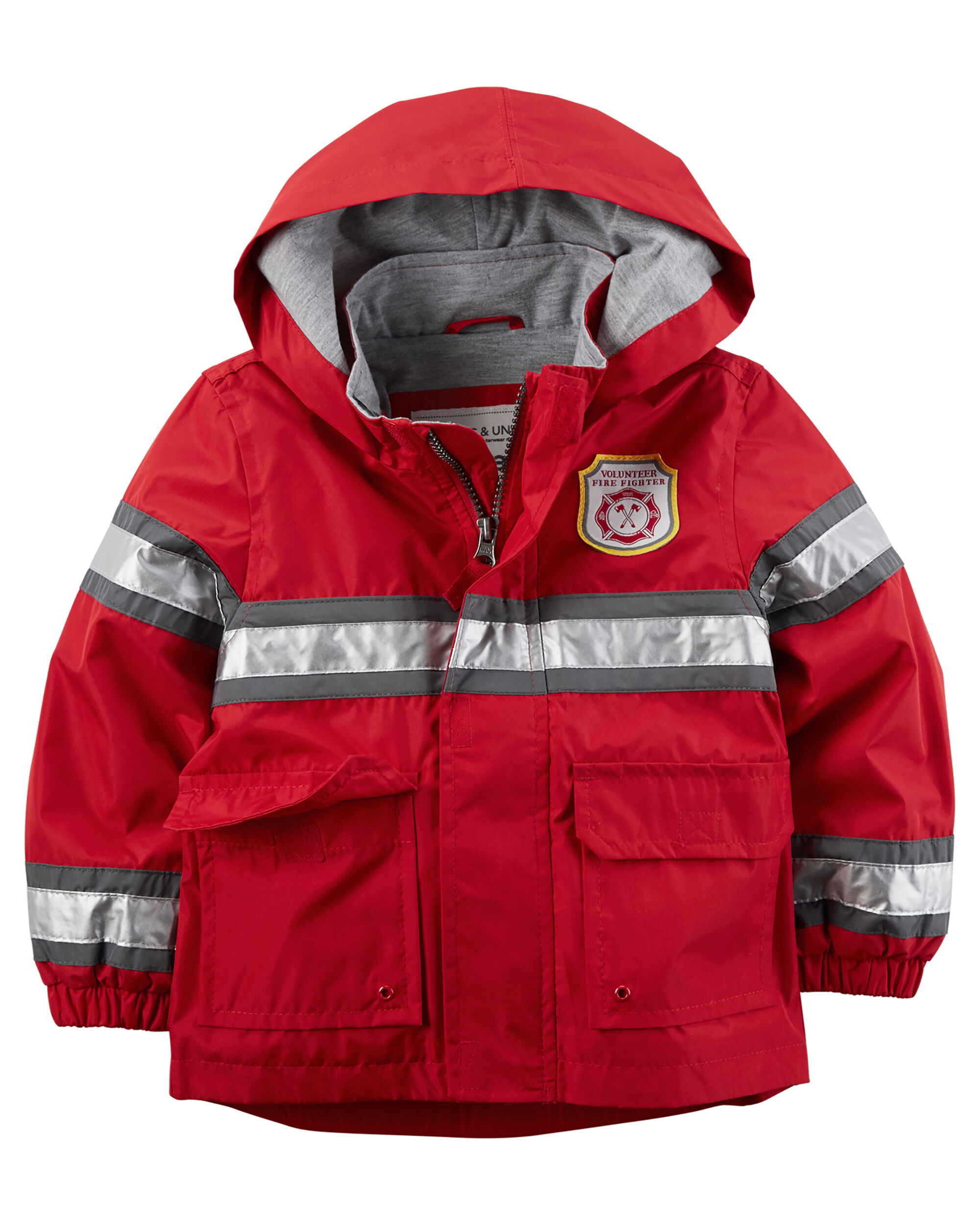 Carters Boys Toddler Fireman Raincoat Slicker