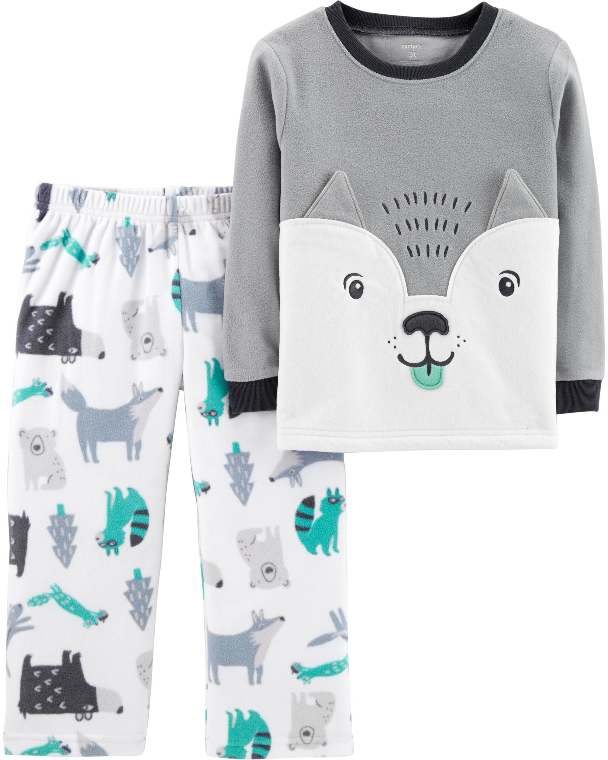 carter's 2 piece fleece pajamas