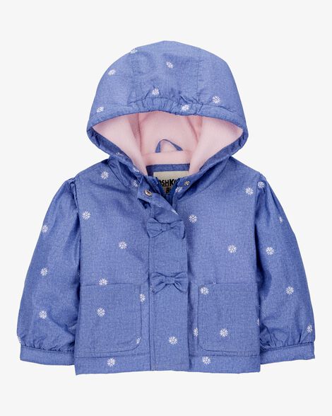 Product image 1 of Baby Daisy-Print Chambray Jacket - Blue