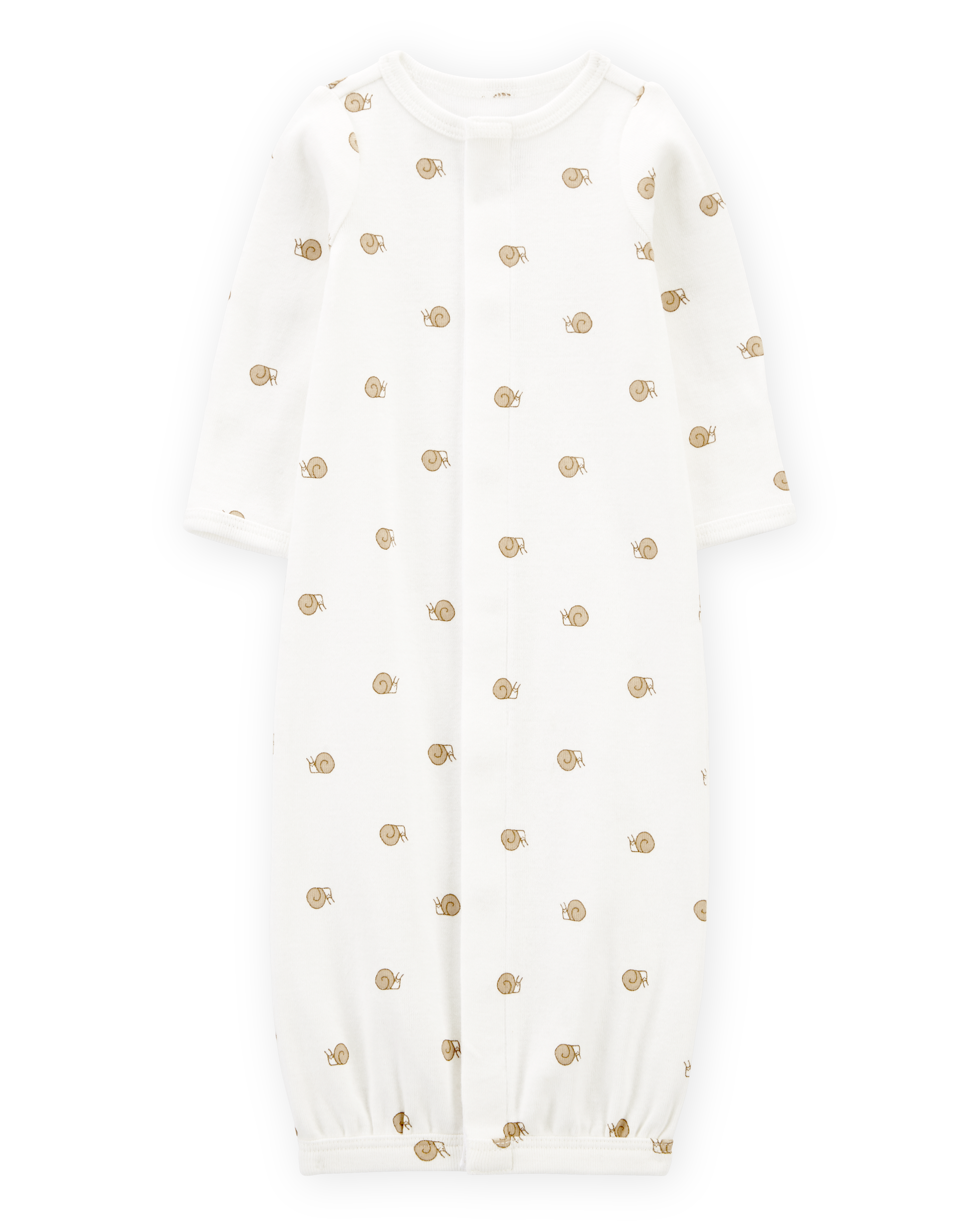 Baby Preemie Snail Cotton Sleeper Gown