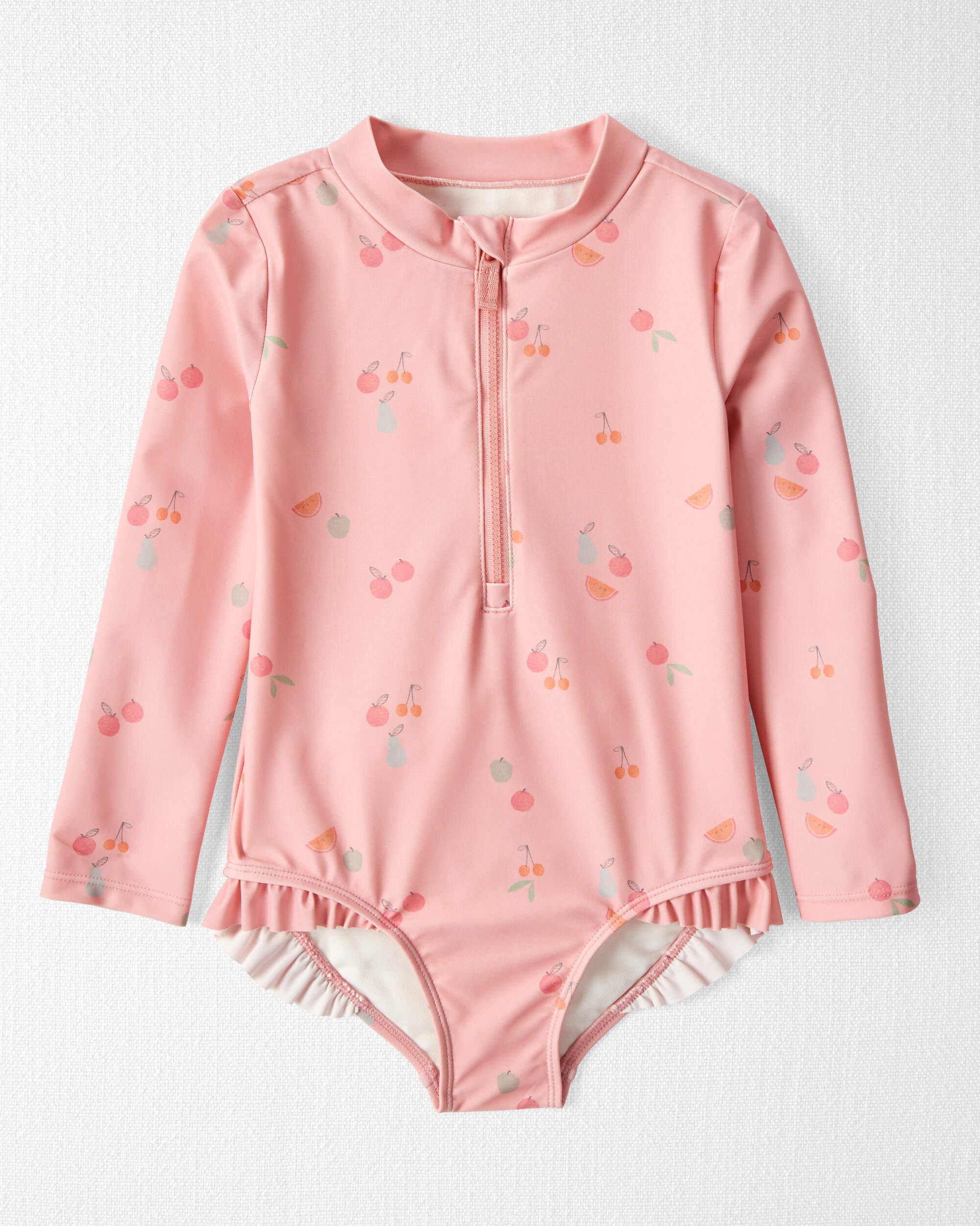 Toddler Girl Recycled Ruffle Swimsuit