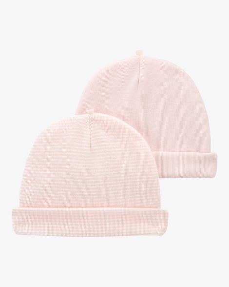 baby girl 2-pack caps