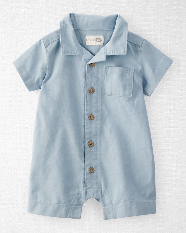 Product image 1 of Baby Linen Romper Made with Organic Cotton