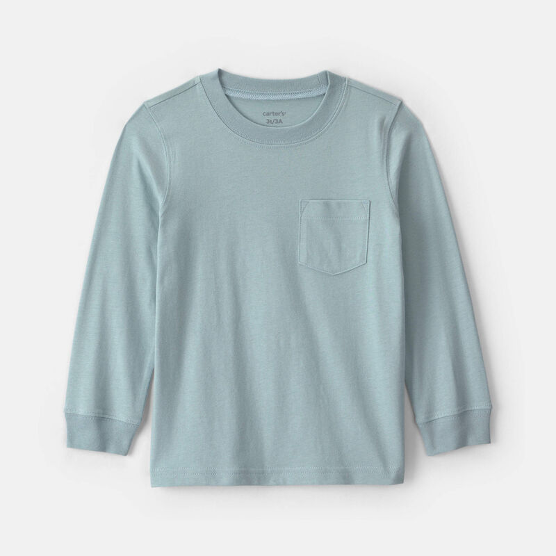 Toddler Boy Long-Sleeve Tee - Aqua