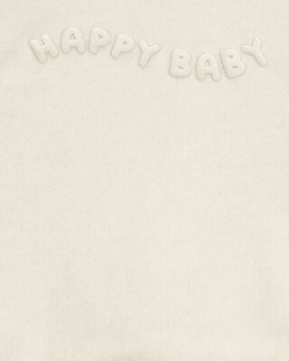 Product image 2 of Baby Glitter Fleece Sweatshirt- Ivory