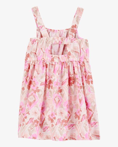  Product image 2 of Baby Floral Print Dress  - Pink