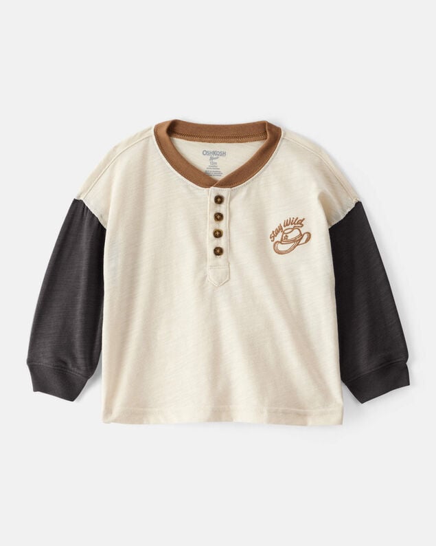 Product image 1 of Baby Boy Stay Wild Henley Top