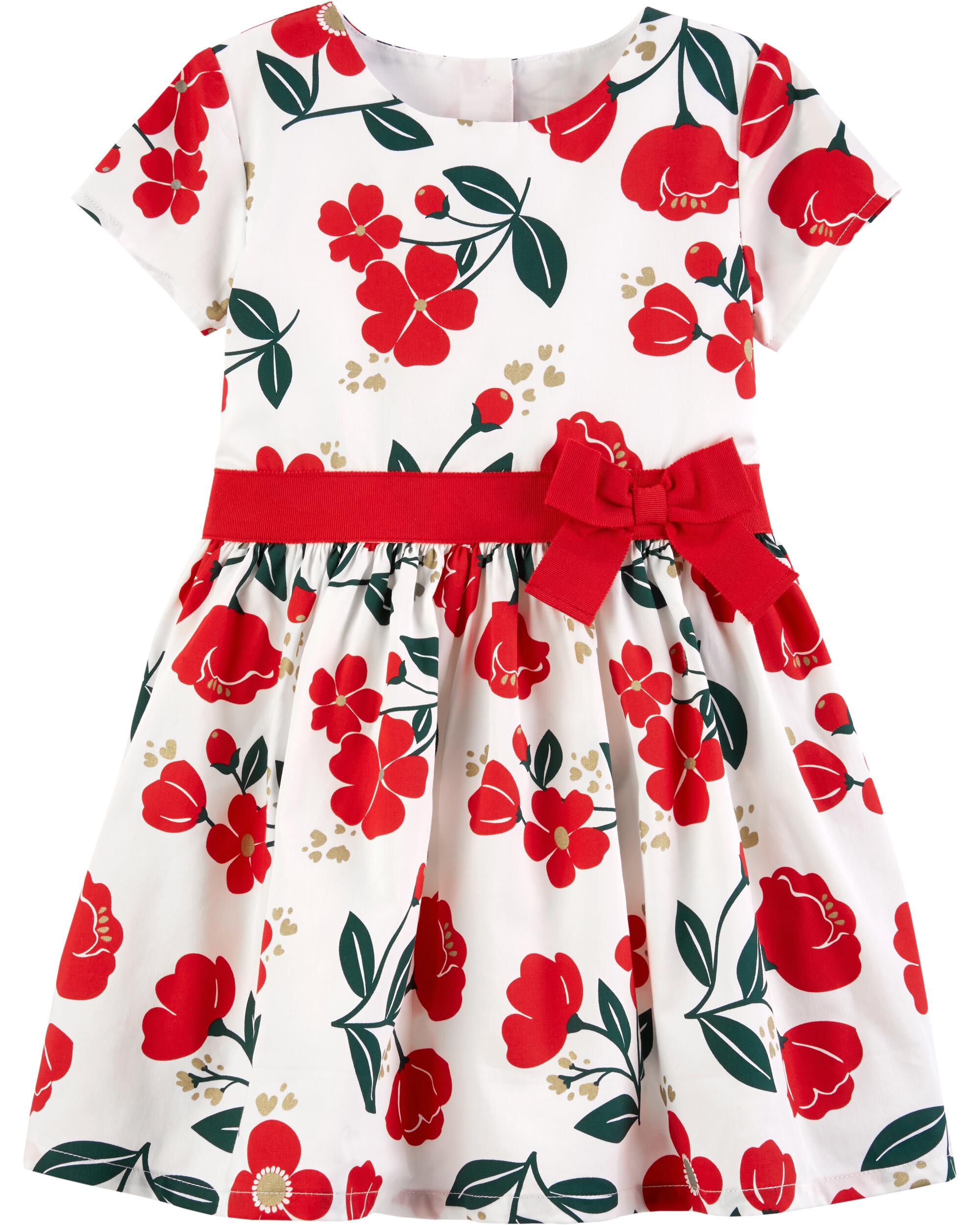 carters floral holiday dress
