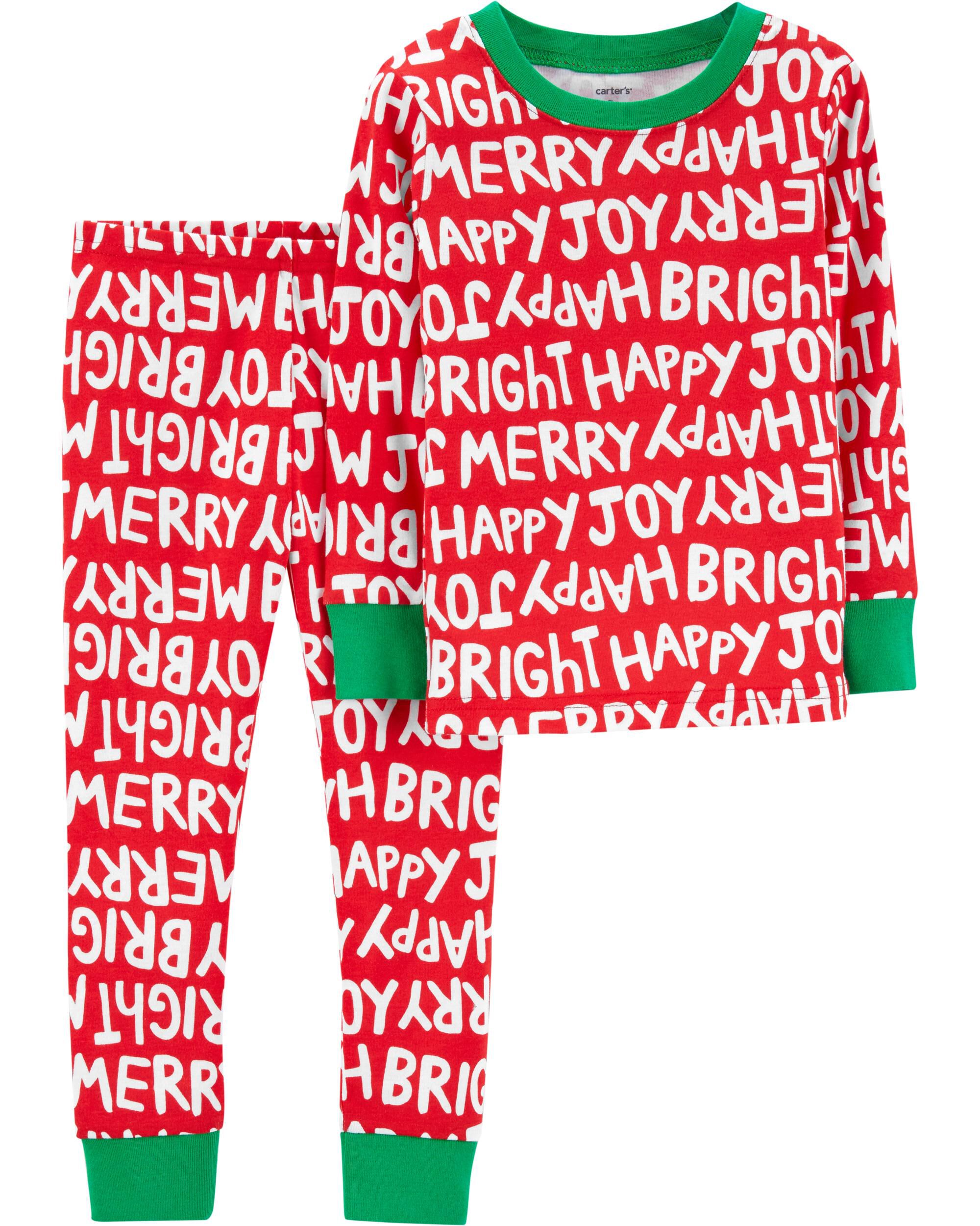 carters christmas pajamas baby