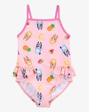 Toddler Bluey™ 1-Piece Swimsuit - Pink