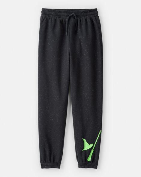Girls Wicked Elphaba Sparkle Joggers - Black
