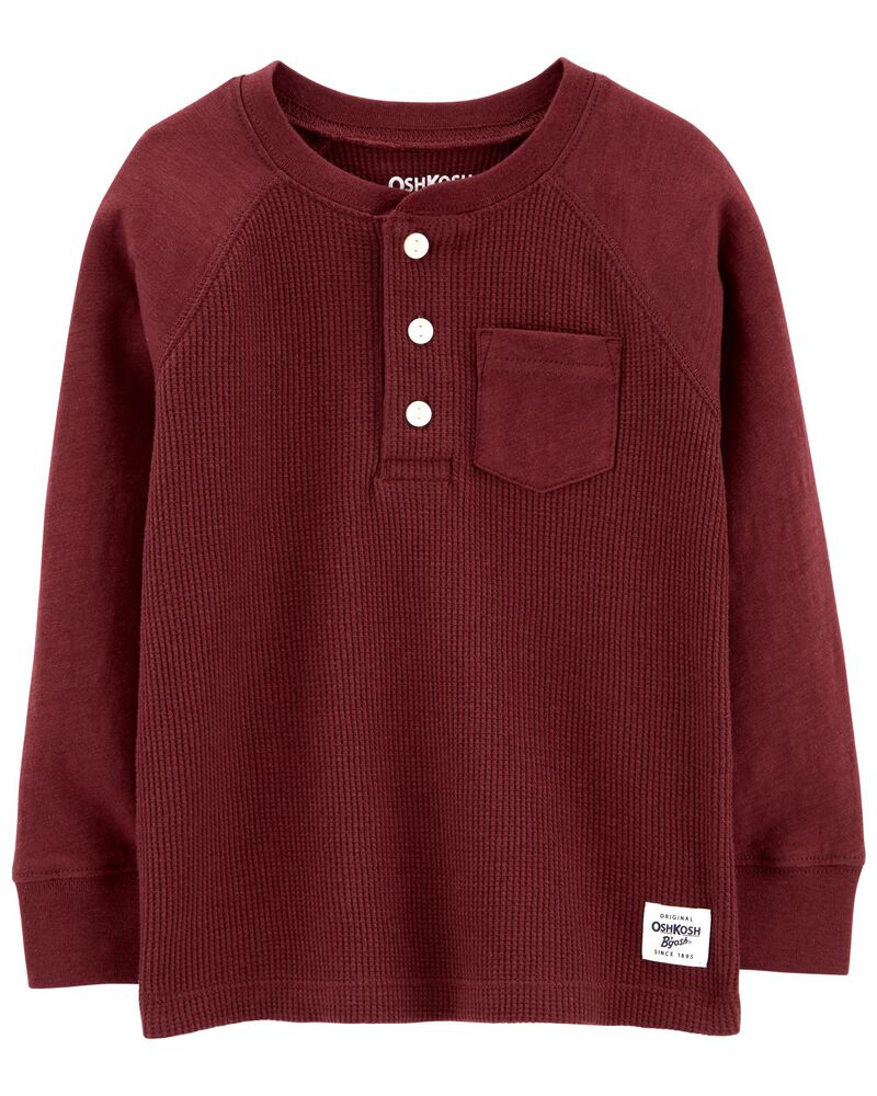 Toddler Thermal Pocket Tee, , hi-res