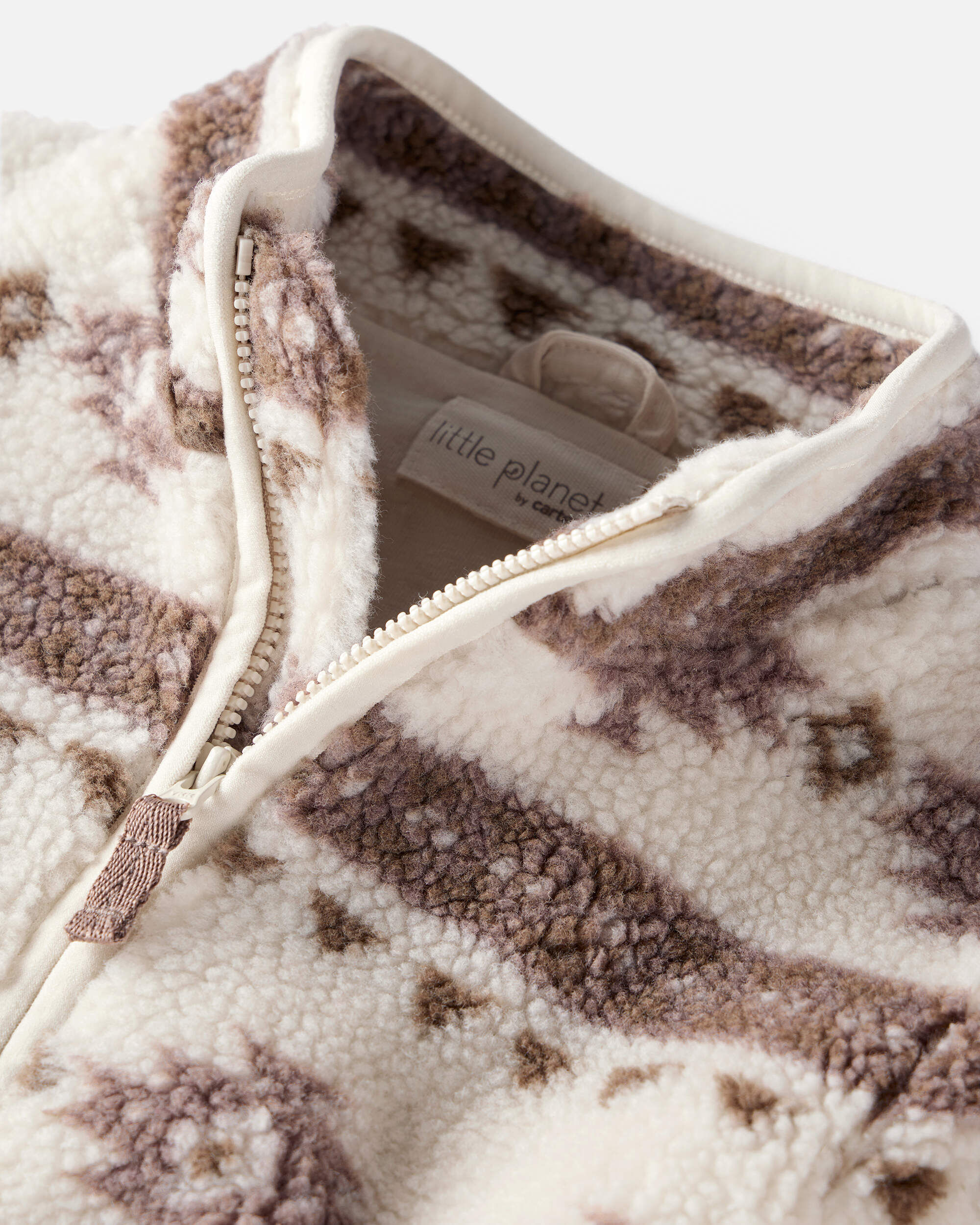 Toddler Recycled Southwestern Sherpa Jacket
