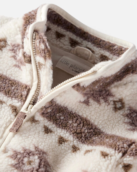 Toddler Recycled Southwestern Sherpa Jacket