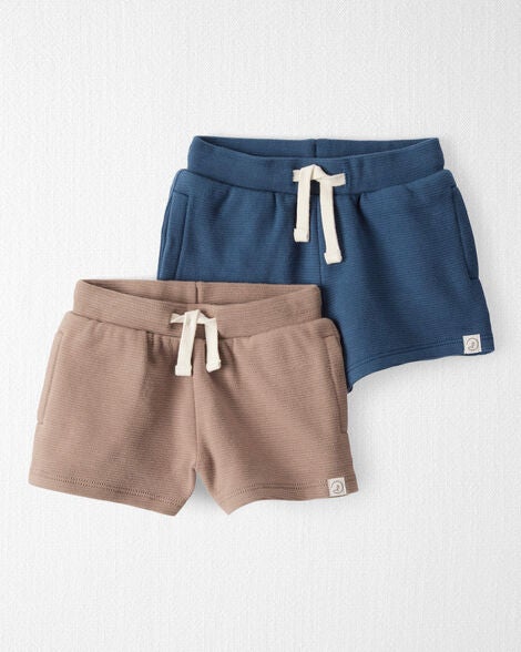  Product image 1 of Baby 2-Pack Organic Cotton Shorts