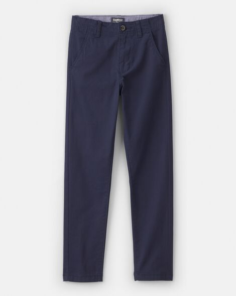 Boys Slim Fit Tapered Chino Pants