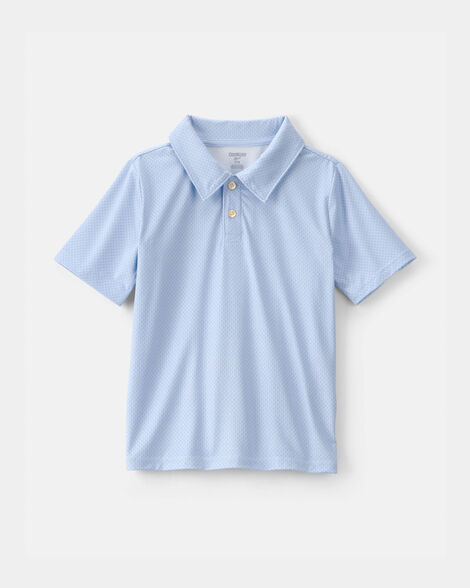 Boys Active Polo Shirt - Light Blue