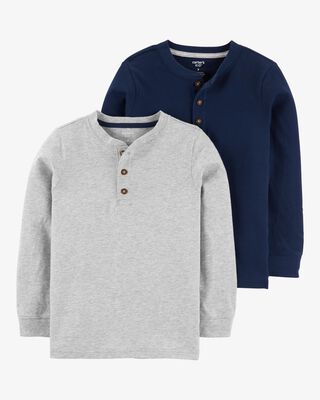 Product image 1 of Kid 2-Pack Henley Tees