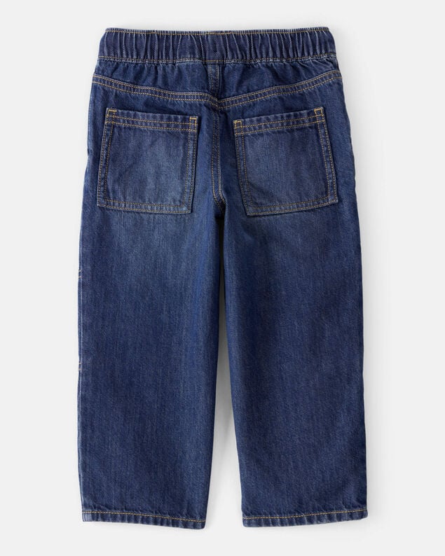 Product image 2 of Toddler Boy Denim Pull-On Jeans - Medium Wash