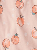 Peach - Baby Organic Cotton Bodysuit in Peach Print, Selected