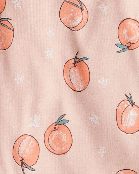 Product image 3 of Baby Organic Cotton Bodysuit in Peach Print