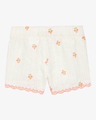 Product image 2 of Baby Floral Seersucker Shorts - Cream