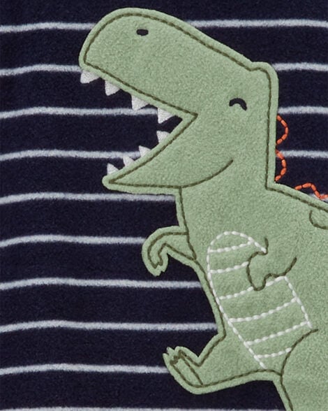 Product image 2 of Toddler 1-Piece Dinosaur Fleece Footie Pajamas