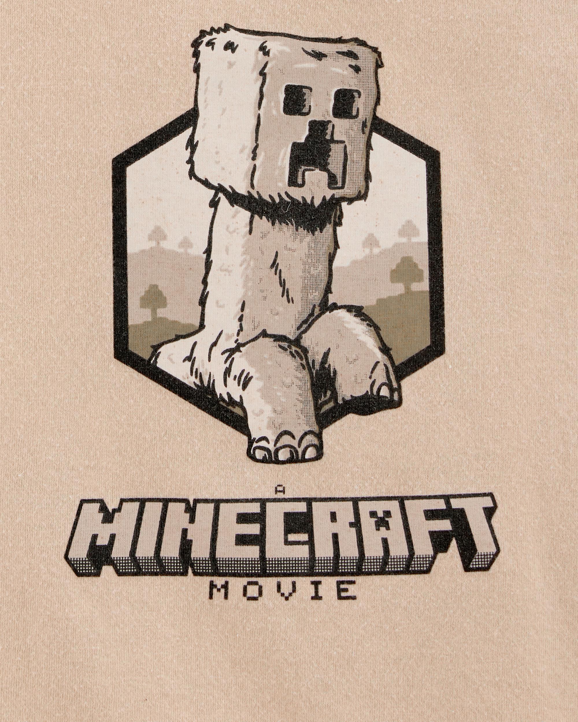 Kid Minecraft Graphic Tank - Khaki