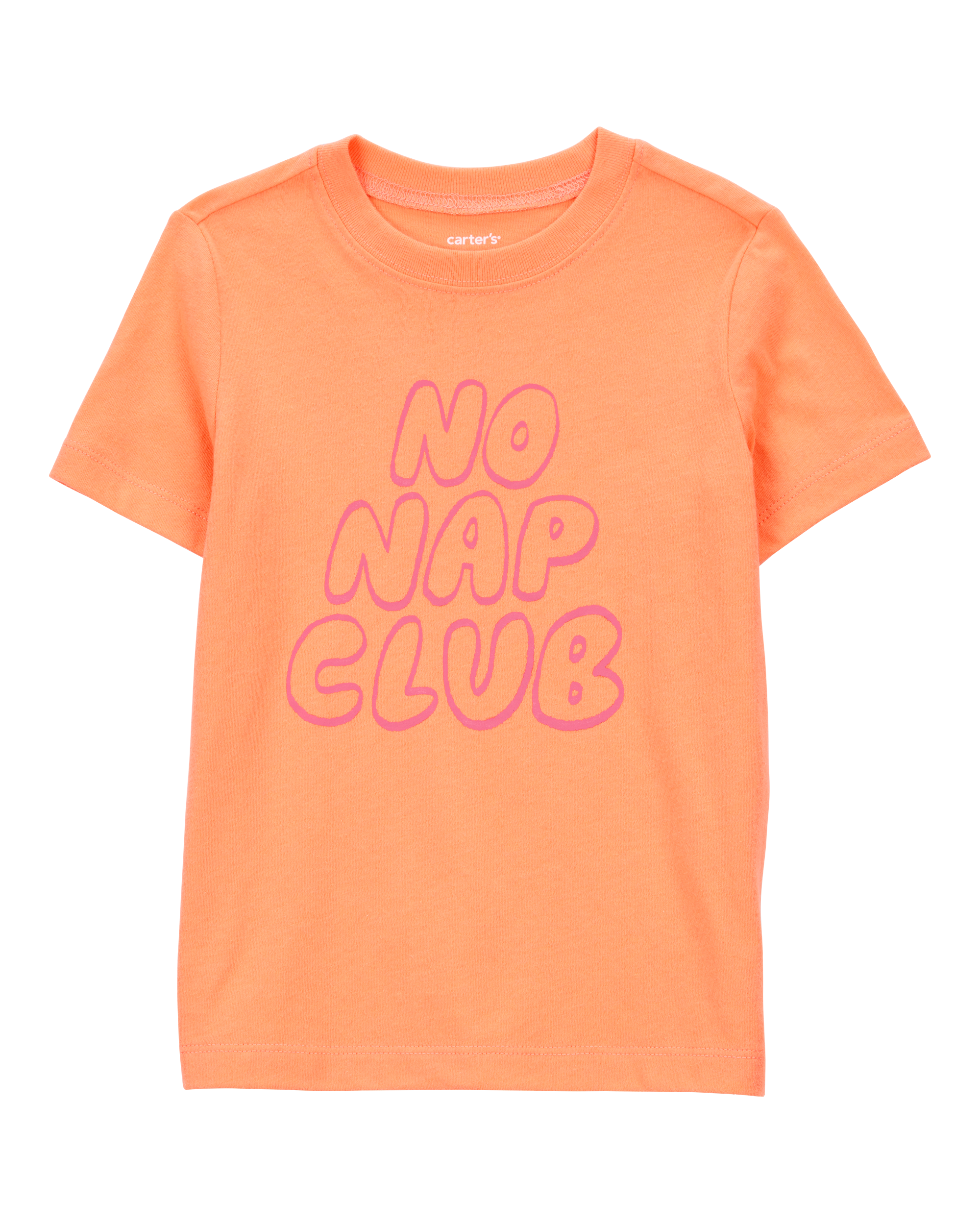 Toddler Boy No Nap Club Short-Sleeve Graphic Tee - Orange