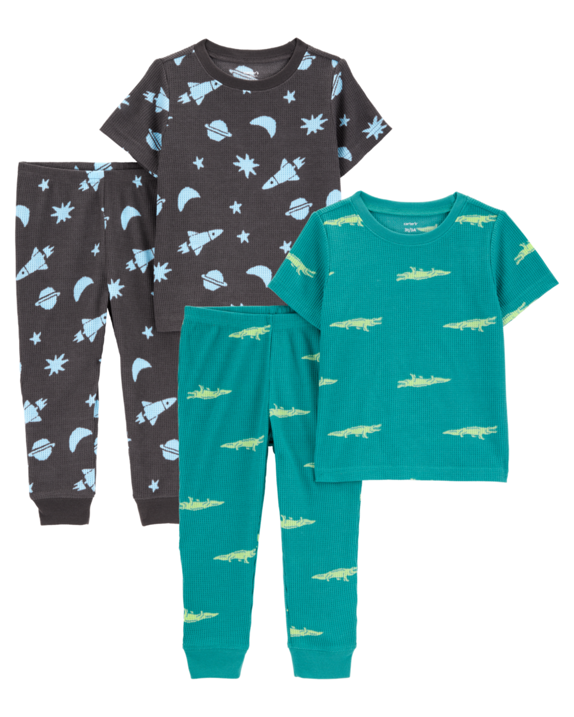 Toddler 4-Piece Thermal Pajamas