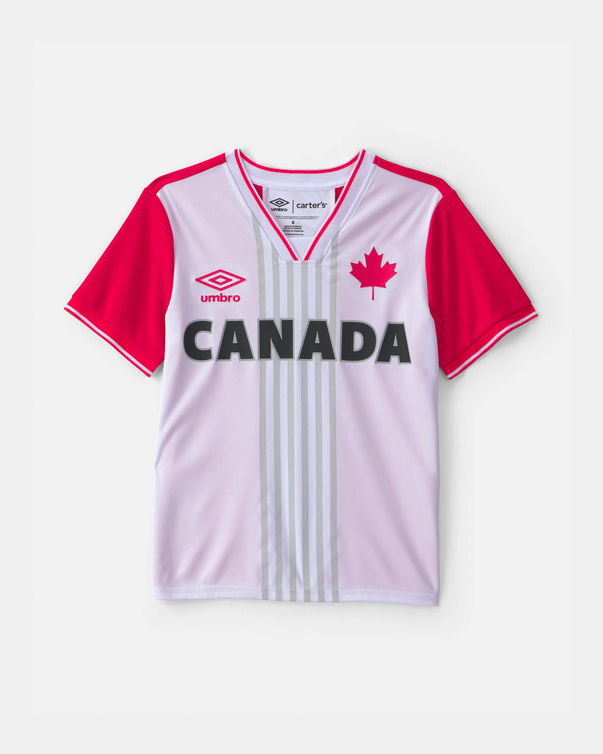 Carters kids umbro canada soccer jersey 10 Canada 14$