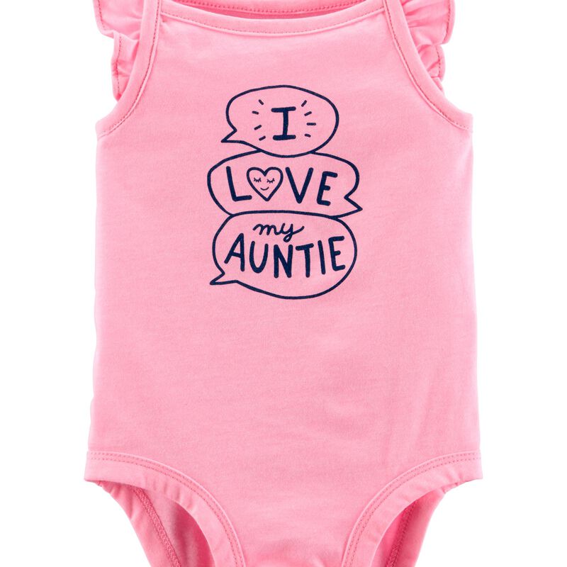 Neon Love My Auntie Tank Collectible Bodysuit Carters Com